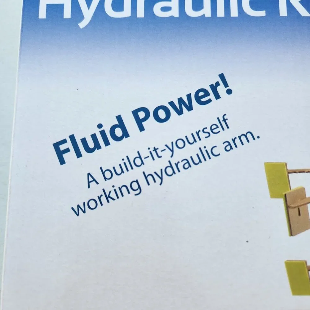 NEW PATHFINDERS STEM Kit Hydraulic Robotic Arm |Wooden Building STEM Kit Toy Mec